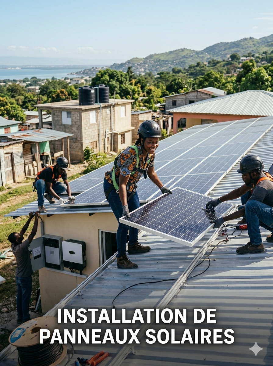 Installation panneaux solaires